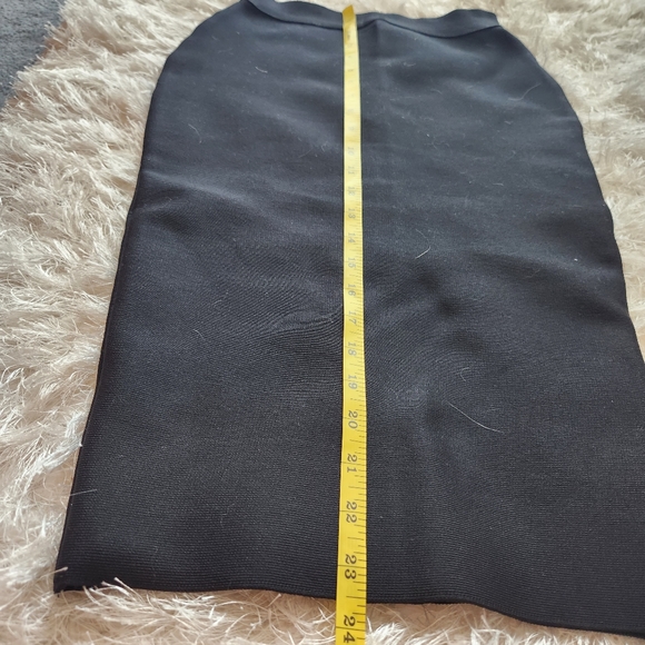 AKIRA Chicago Red Label Black Bodycon Stretch Pencil Skirt, Size Small - Picture 11 of 11